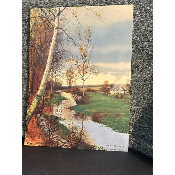 1930’s Lithographs Lot of 3 Scenic Prints Ready to Frame - Picture 5 of 10